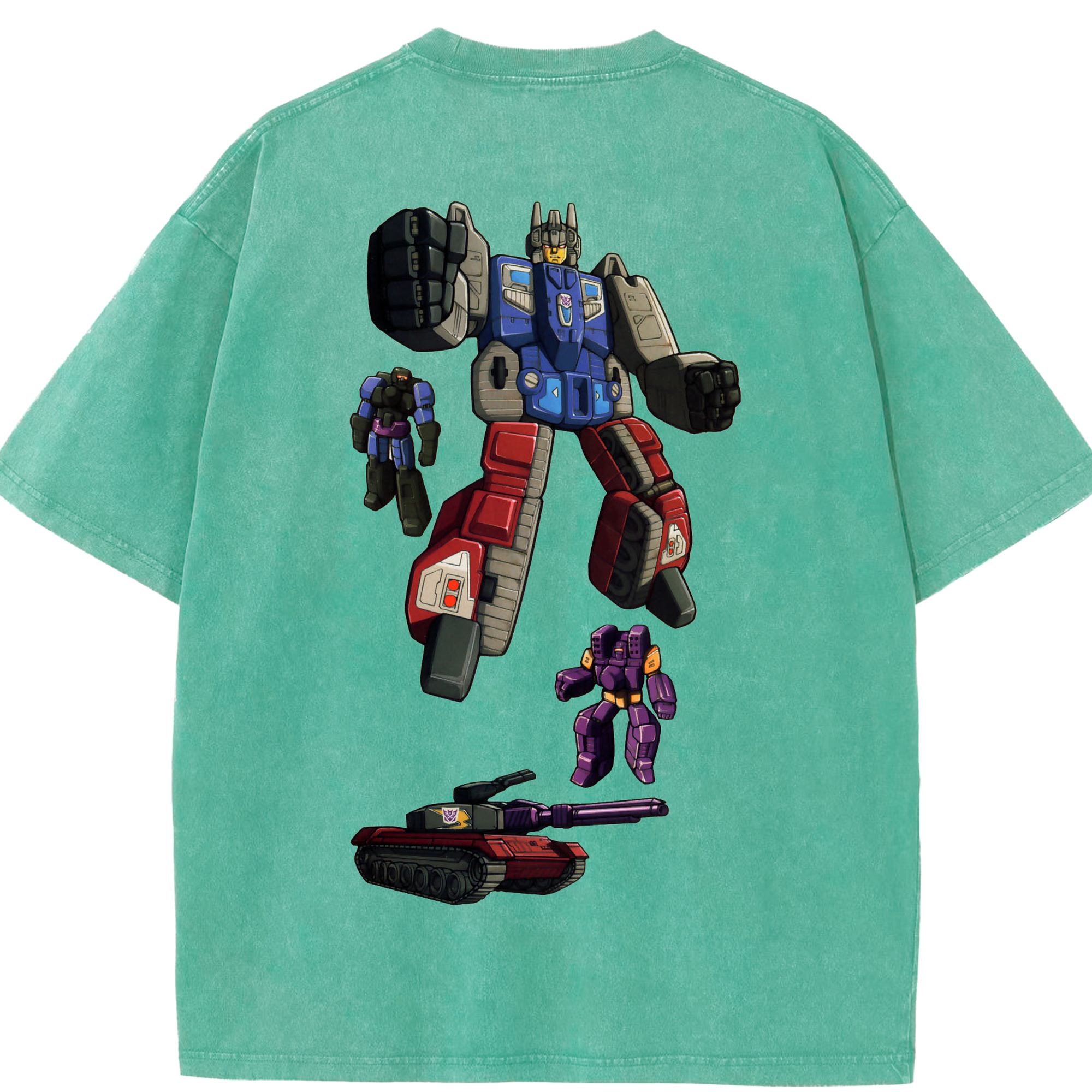 （画像用）  綿100% ヴィンテージ風 半袖Tシャツ（背面プリント）